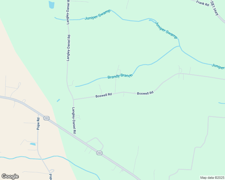 map of restaurants, bars, coffee shops, grocery stores, and more near 255 Boswell Road in Kenly
