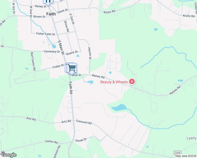 map of restaurants, bars, coffee shops, grocery stores, and more near 345 Rainey Road in Salisbury