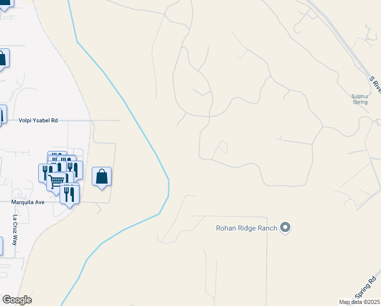 map of restaurants, bars, coffee shops, grocery stores, and more near 1180 Burnt Rock Way in Templeton