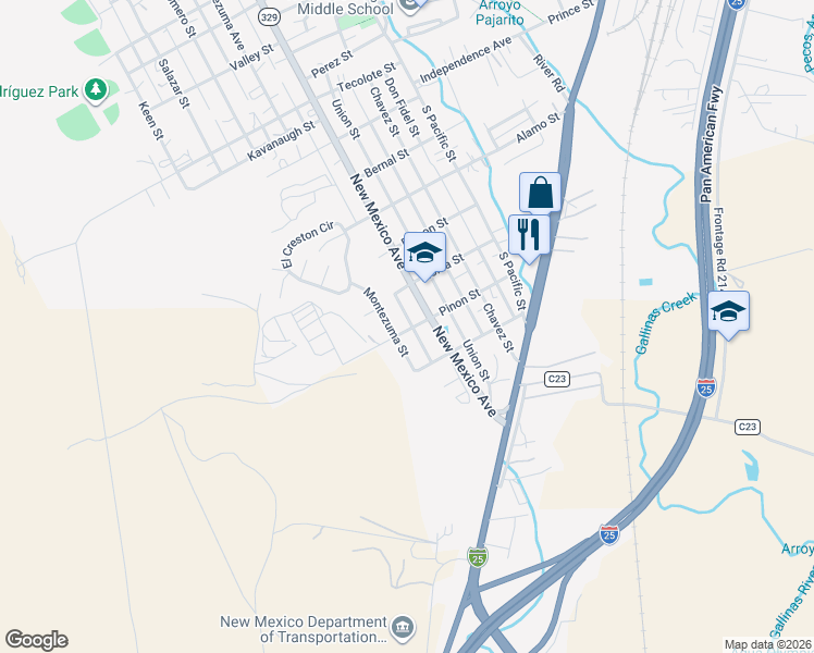 map of restaurants, bars, coffee shops, grocery stores, and more near 616 Pinon Street in Las Vegas