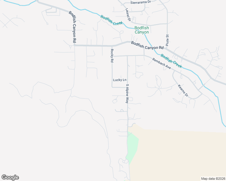 map of restaurants, bars, coffee shops, grocery stores, and more near 339 Rocky Road in Bodfish