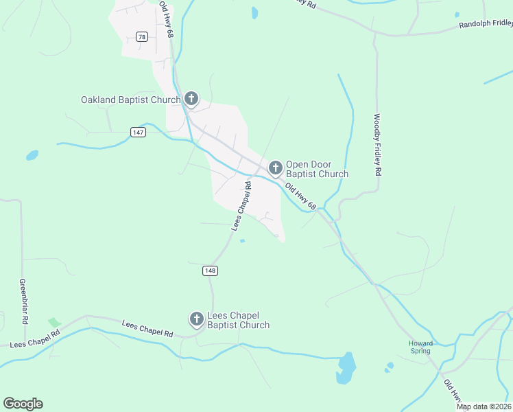 map of restaurants, bars, coffee shops, grocery stores, and more near 135 Lees Chapel Road in Sweetwater