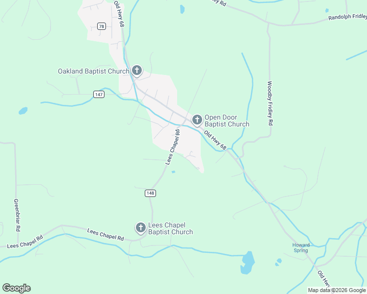 map of restaurants, bars, coffee shops, grocery stores, and more near 135 Lees Chapel Road in Sweetwater