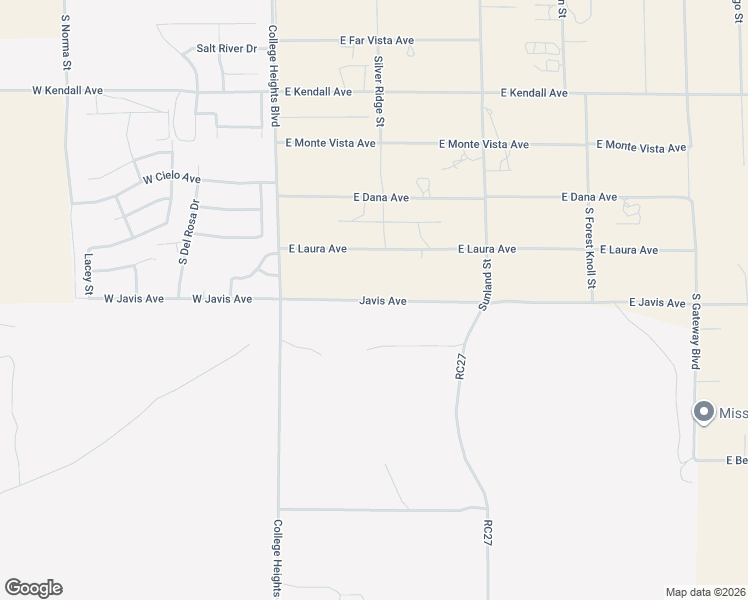 map of restaurants, bars, coffee shops, grocery stores, and more near 234-344 Javis Ave in Ridgecrest
