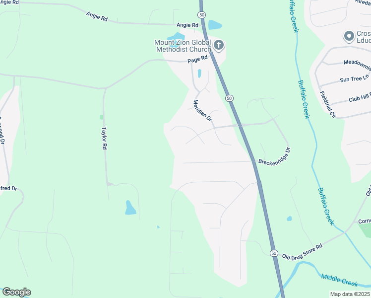 map of restaurants, bars, coffee shops, grocery stores, and more near 295 Montford Drive in Garner