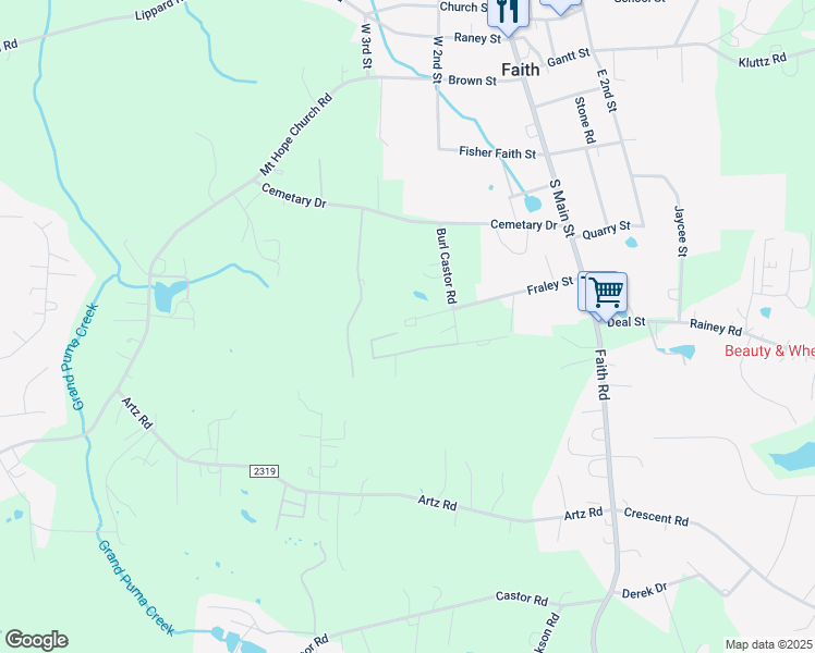map of restaurants, bars, coffee shops, grocery stores, and more near 1179 Fraley Street in Salisbury
