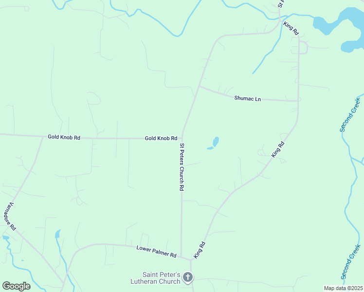 map of restaurants, bars, coffee shops, grocery stores, and more near Saint Peters Church Road in Granite Quarry