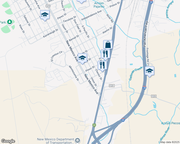 map of restaurants, bars, coffee shops, grocery stores, and more near 308 Union Street in Las Vegas