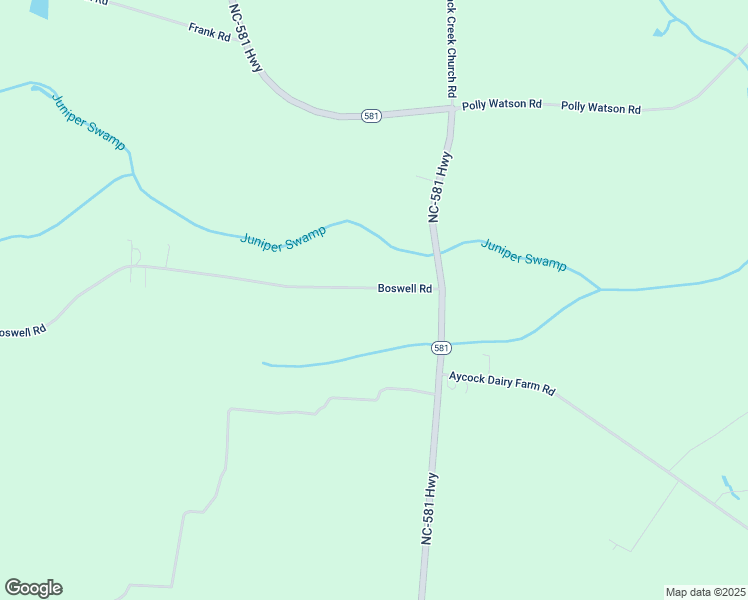 map of restaurants, bars, coffee shops, grocery stores, and more near 816 Boswell Road in Kenly