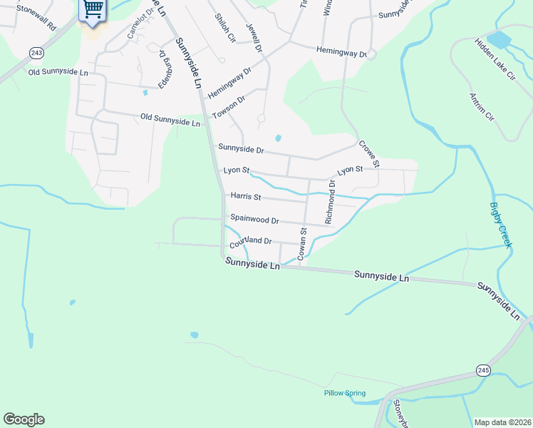 map of restaurants, bars, coffee shops, grocery stores, and more near 1425 Spainwood Drive in Columbia