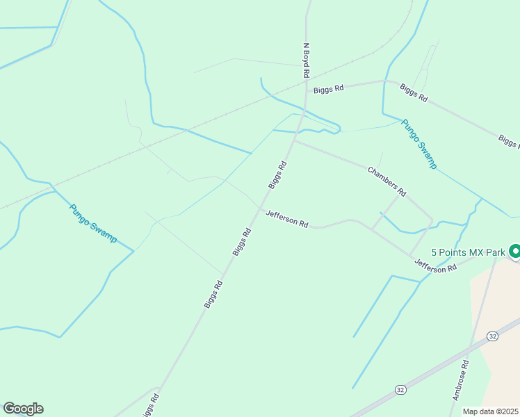 map of restaurants, bars, coffee shops, grocery stores, and more near State Road 1526 in Beaufort County