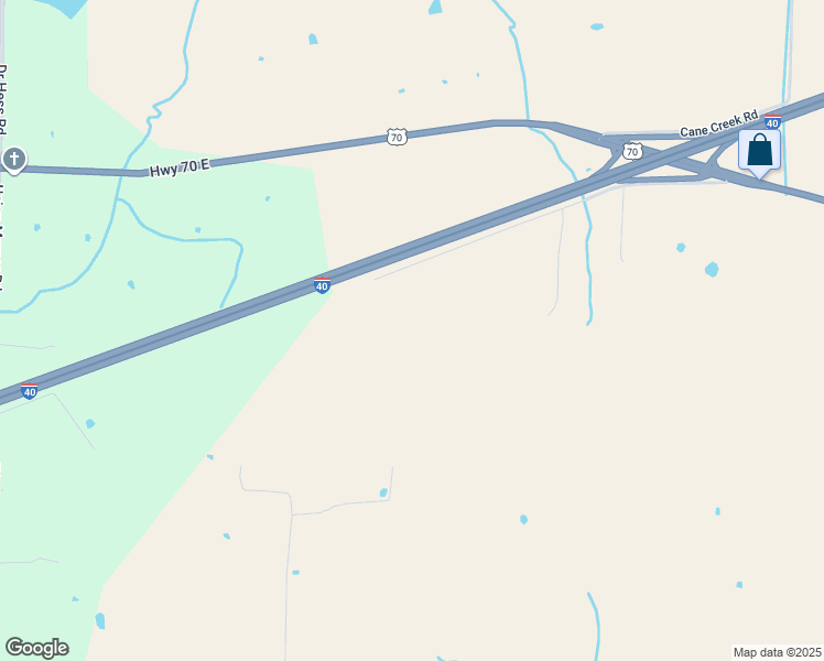 map of restaurants, bars, coffee shops, grocery stores, and more near 625 Cane Creek Road Extension in Bells