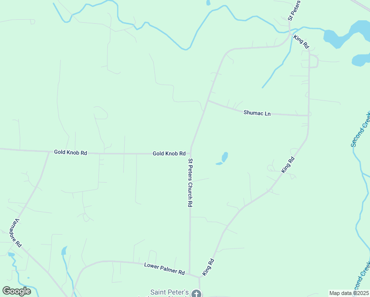 map of restaurants, bars, coffee shops, grocery stores, and more near Saint Peters Church Road in Granite Quarry