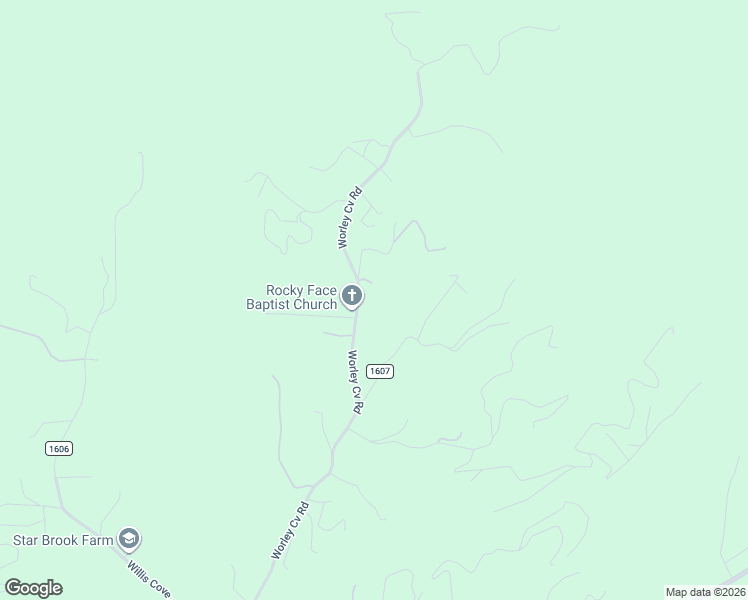 map of restaurants, bars, coffee shops, grocery stores, and more near 1722 Worley Cove Road in Canton