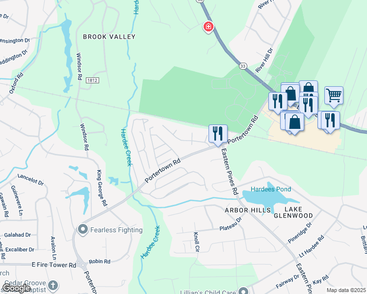 map of restaurants, bars, coffee shops, grocery stores, and more near 4008 Elkin Ridge Drive in Greenville