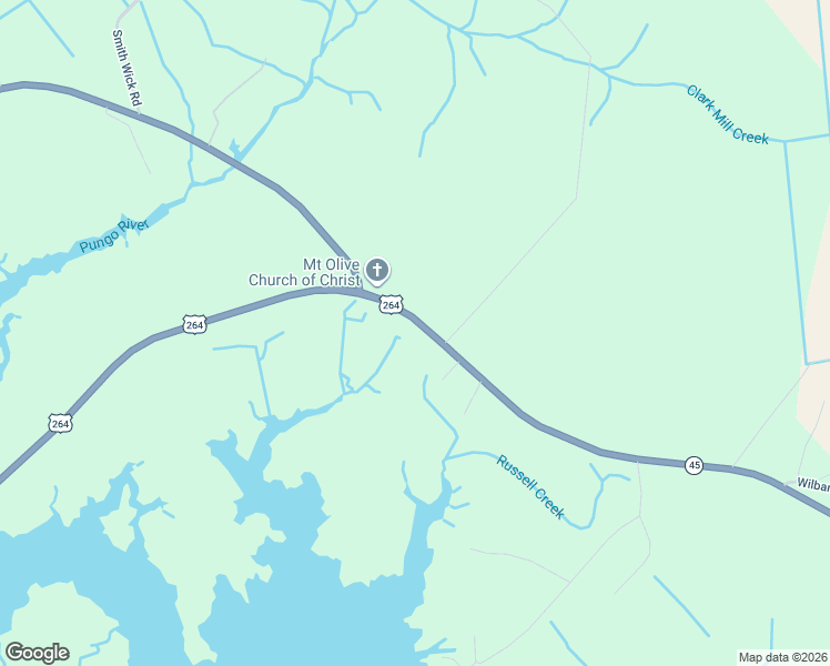 map of restaurants, bars, coffee shops, grocery stores, and more near 39456 U.S. 264 in Belhaven