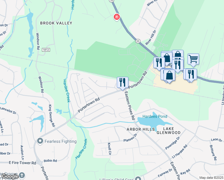 map of restaurants, bars, coffee shops, grocery stores, and more near 4102 A Elkin Ridge Drive in Greenville