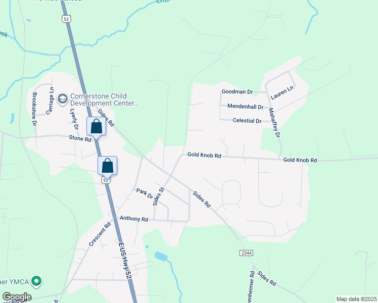 map of restaurants, bars, coffee shops, grocery stores, and more near 125 Luther Barger Road in Salisbury
