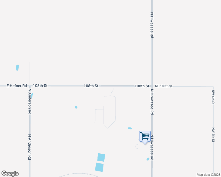 map of restaurants, bars, coffee shops, grocery stores, and more near 12630 East Hefner Road in Jones