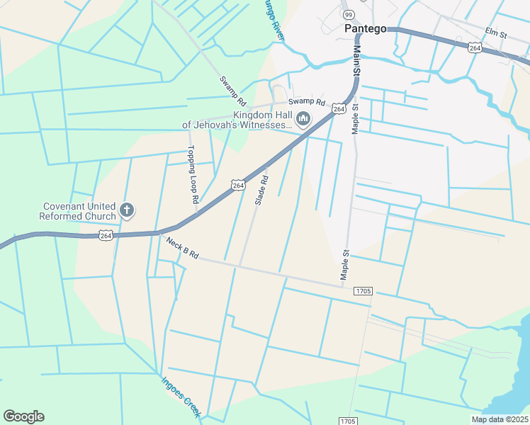 map of restaurants, bars, coffee shops, grocery stores, and more near 155 Slade Road in Pantego