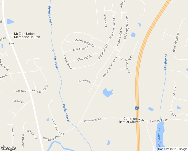 map of restaurants, bars, coffee shops, grocery stores, and more near 83 Adams Point Drive in Garner