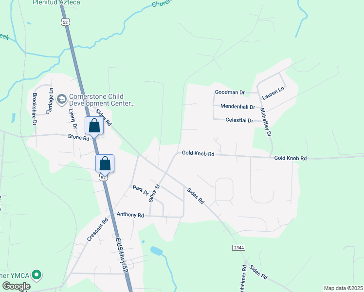 map of restaurants, bars, coffee shops, grocery stores, and more near 145 Luther Barger Road in Salisbury