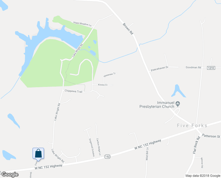 map of restaurants, bars, coffee shops, grocery stores, and more near 116 Kiowa Court in China Grove