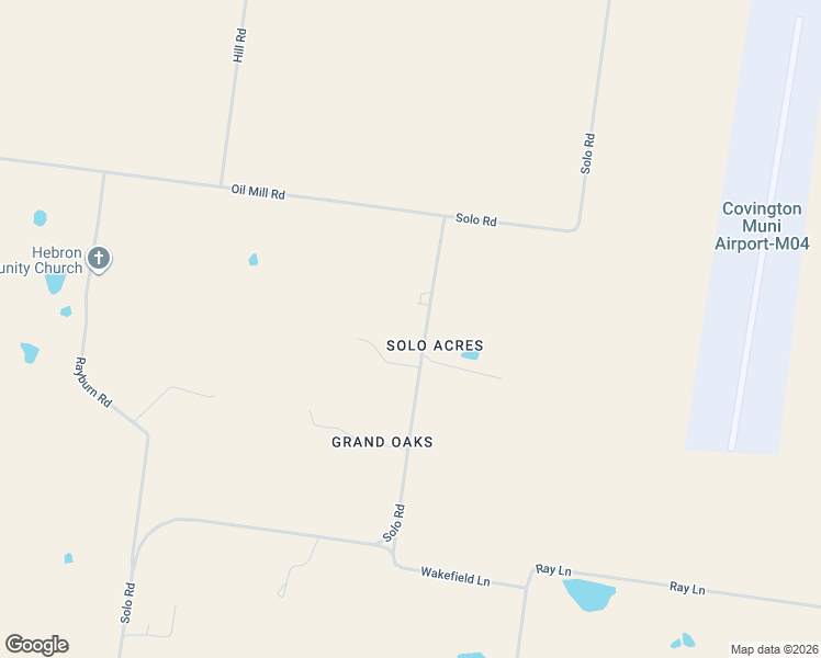 map of restaurants, bars, coffee shops, grocery stores, and more near 2051 Solo Road in Covington