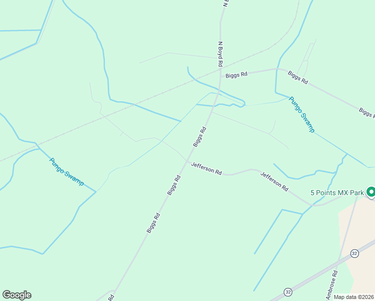 map of restaurants, bars, coffee shops, grocery stores, and more near 1391 Biggs Road in Pinetown