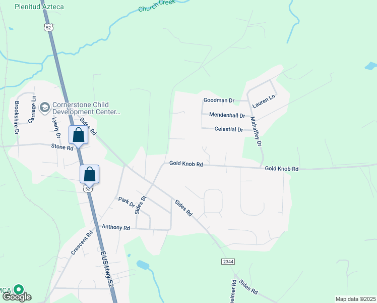 map of restaurants, bars, coffee shops, grocery stores, and more near 510 Gold Knob Rd in Salisbury