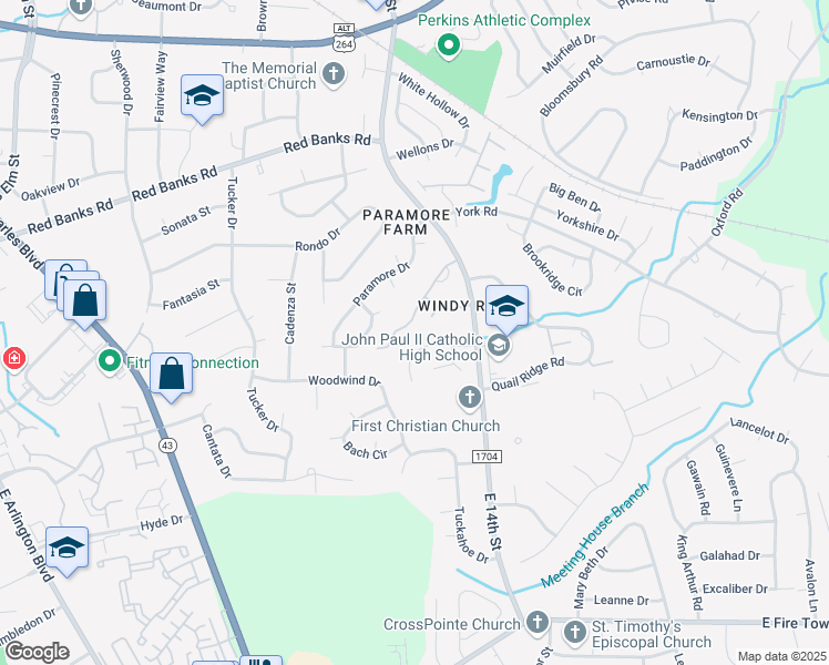 map of restaurants, bars, coffee shops, grocery stores, and more near 81 Barnes Street in Greenville