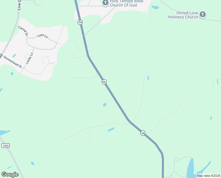 map of restaurants, bars, coffee shops, grocery stores, and more near 3636 North Carolina 96 in Selma