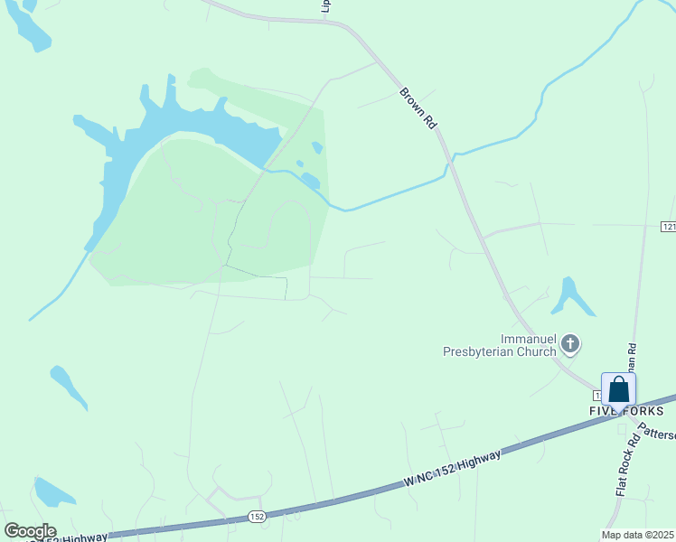 map of restaurants, bars, coffee shops, grocery stores, and more near 1005 Shawnee Tr in China Grove