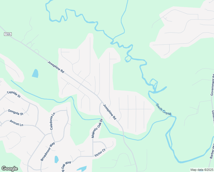 map of restaurants, bars, coffee shops, grocery stores, and more near 197 Galaxy Drive in Garner