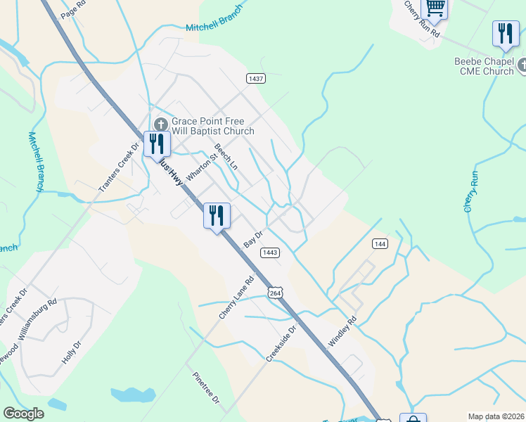 map of restaurants, bars, coffee shops, grocery stores, and more near 100 Circle Street in Washington