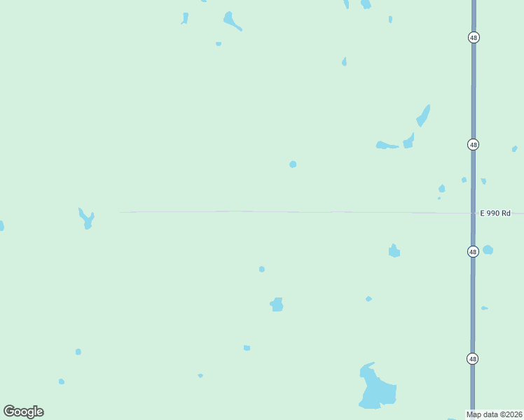 map of restaurants, bars, coffee shops, grocery stores, and more near East 990 Road in Okemah