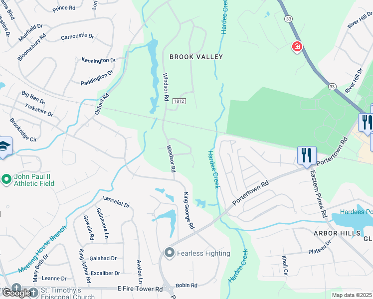 map of restaurants, bars, coffee shops, grocery stores, and more near 306 Scottish Court in Greenville