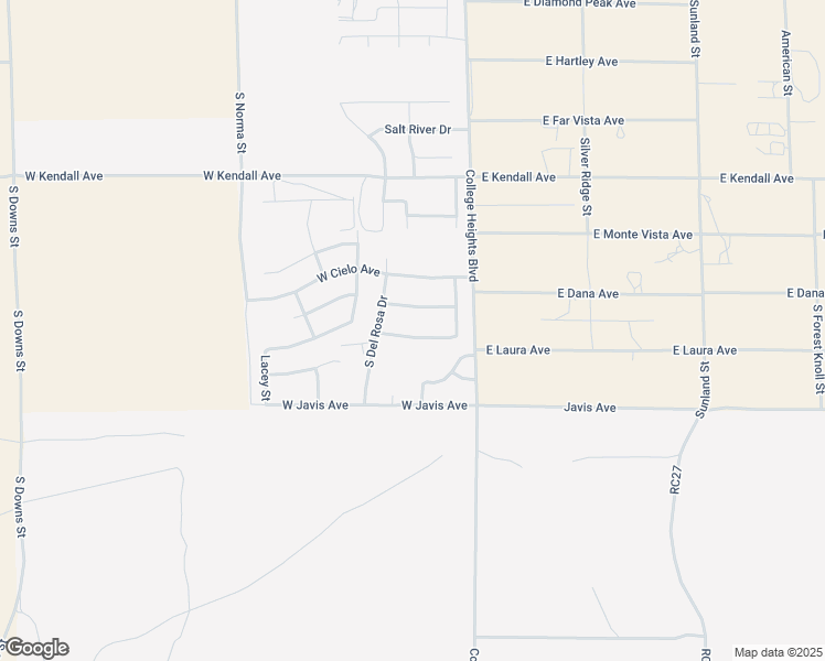 map of restaurants, bars, coffee shops, grocery stores, and more near 128 West Mojave Rose Avenue in Ridgecrest