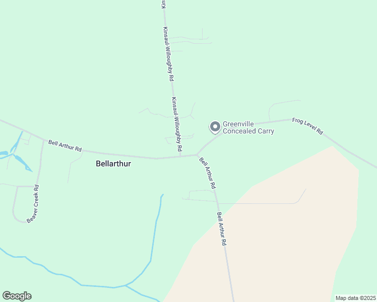 map of restaurants, bars, coffee shops, grocery stores, and more near 2285 Kinsaul-Willoughby Road in Greenville