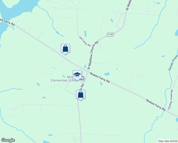 map of restaurants, bars, coffee shops, grocery stores, and more near 9380 Stokes Ferry Road in Salisbury