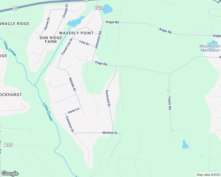 map of restaurants, bars, coffee shops, grocery stores, and more near 187 Durwood Drive in Raleigh