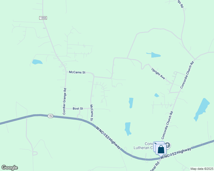 map of restaurants, bars, coffee shops, grocery stores, and more near 1095 Foxgate Lane in Mooresville