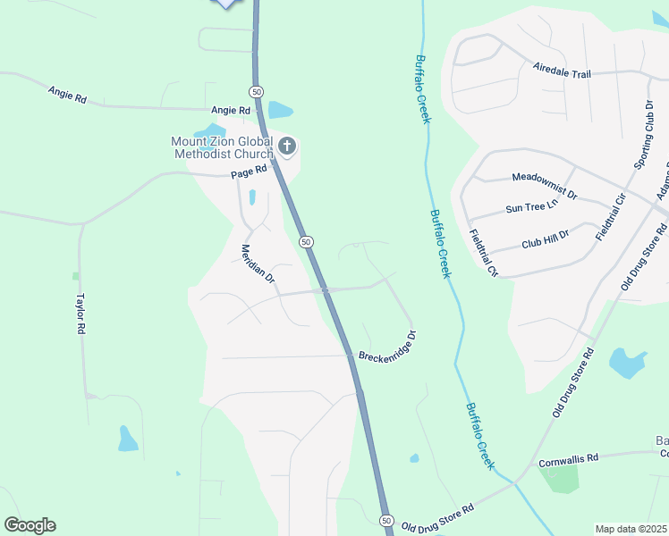 map of restaurants, bars, coffee shops, grocery stores, and more near 122 Willowcroft Court in Garner