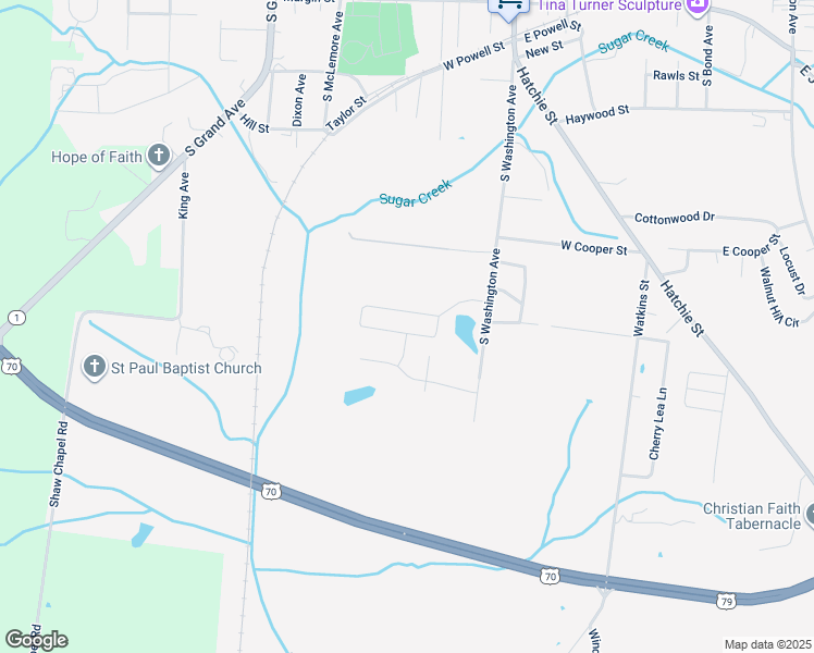 map of restaurants, bars, coffee shops, grocery stores, and more near 431 Lakeview Circle in Brownsville