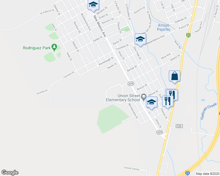 map of restaurants, bars, coffee shops, grocery stores, and more near 723 El Creston Circle in Las Vegas
