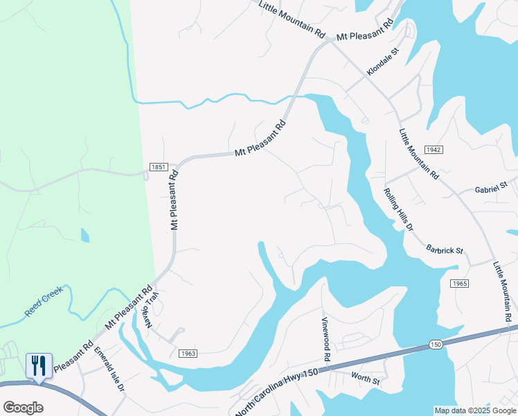 map of restaurants, bars, coffee shops, grocery stores, and more near 6865 Coldbrook Drive in Lake Norman of Catawba