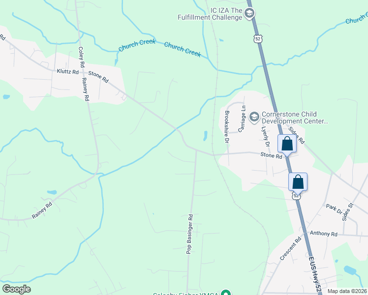 map of restaurants, bars, coffee shops, grocery stores, and more near 485 Stone Road in Salisbury