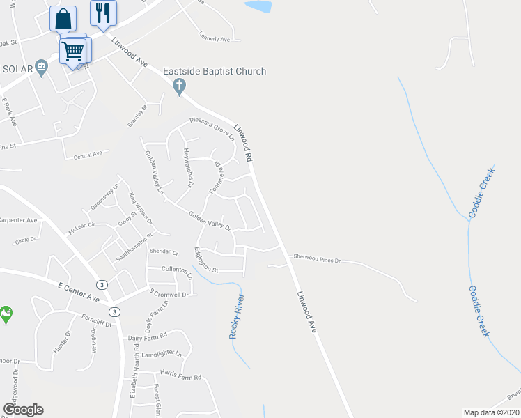 map of restaurants, bars, coffee shops, grocery stores, and more near 149 Morning Sun Drive in Mooresville