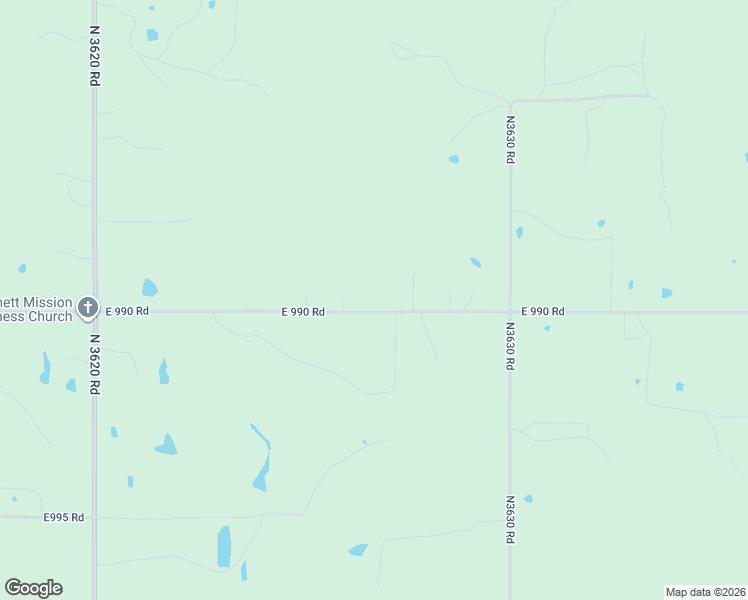 map of restaurants, bars, coffee shops, grocery stores, and more near 362122 East 990 Road in Paden