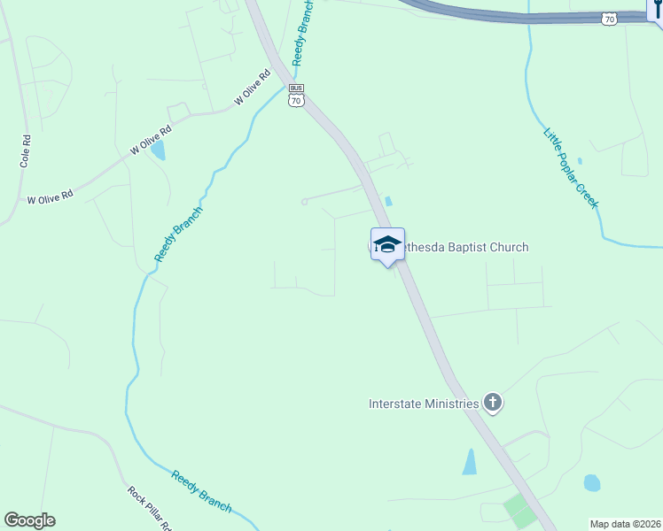 map of restaurants, bars, coffee shops, grocery stores, and more near 120 South Rose Hill Drive in Clayton